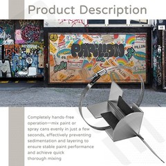 Spray Paint Can Shaker for Reciprocating Saw Paint Mixer for 2″ to 4″ Can Stainl