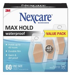 Nexcare Max Hold Waterproof Bandages MHW-60
