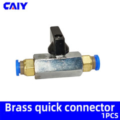 Pneumatic Mini Ball Valve Quick Fitting 4Mm 6Mm 8Mm 10Mm 12Mm Hose Air Compresso