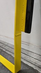 FABENCO Self Closing Rail Safety Gate 36" – 42" Powder Coated Steel G