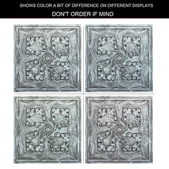 Drop in Ceiling tiles Faux tin antique tin decor Bar wall panels PL64 10pcs/lot