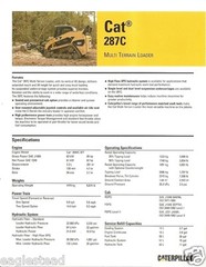 Equipment Brochure – Caterpillar – 287C – Multi Terrain Loader – 2006 (EB612)