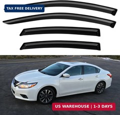 Window Visors Rain Guards Shield for 2013-2018 Nissan Altima, Out-Channel Window