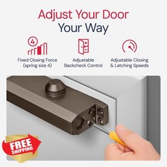 Lawrence LH534 Bronze Door Closer