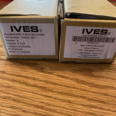 IVES .323 Hinge 5BB1 4.5″ x 4.5″ Square Corner US26D ( 2 BOXES OF 3 )