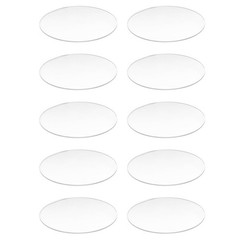 10X Transparent 3mm Strong Acrylic Round Disc Diameter: 100mm Z2D6