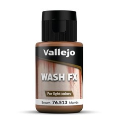 Vallejo – Wash FX | Brown 35 ml. (1.18 fl.oz.) | Designed for Light Colors | …