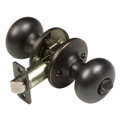 Cambridge Bronze Privacy Brass Door Knob