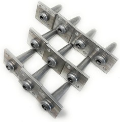 10 pcs Anchor Vise Grape Trellis for 14~17GA Wire 14~17GA, Metal