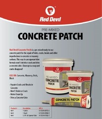Concrete Repair Patch, Cement Crack Filler, Pre-Mixed, 1 Gallon, Gray, USA Made