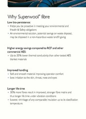 1/4″ SuperWool 12 x48″ AES Non-Ceramic Fiber Blanket APPLIANCES InHome Use 2192F