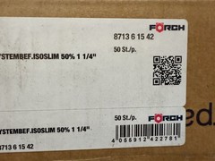 Förch ISOSLIM Mixed Lot Insulation Clamps From 3/8 To 1 1/4 Inches (2.250x)