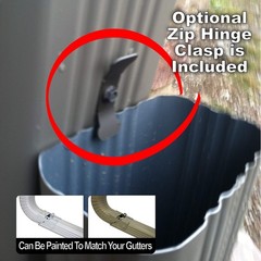 Zip Hinge 6 Pack Plus | Made in The USA Downspout Hinge | Hardware, Nutsetter &