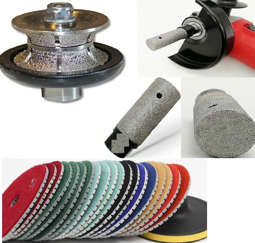 1″ ceramic Milling bit Full Bullnose Profiler Wheel 22 granite Marble buffer