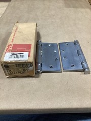 2 – Hager Door Hinges BB1279 Full Mortise Ball Bearing Hinge 4.5″ x 4.5″ US26D