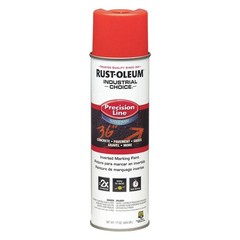 RUST-OLEUM 203037 Marking Paint,20oz,Fluorescent RedOrange 6KP39