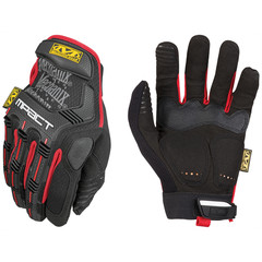 Mechanix Wear LRG Mpact Glove D30 HI IMP BLK/RED MPT-52-010
