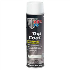 POR-15 INC 46818 Top Coat DTM Paint, 15 oz Aerosol Can, White, Liquid, 30 to 60