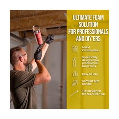 AWF PRO High Precision Spray Foam Gun for Insulating Foam Sealant, Adjustable…