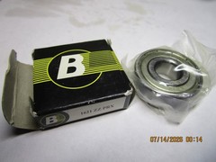 0.5000″ Bore x 1-3/8″ OD 7/16″ W Single Row Radial Ball Bearing