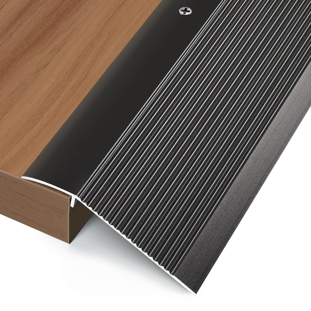 Aluminum Floor Transition Strip, Threshold Ramps for Doorways, Bridge The Hei…