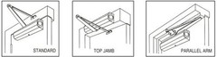 Cal-Royal 420P Duronotic Commercial Grade Door Closer Size 2 400 Series Duro New