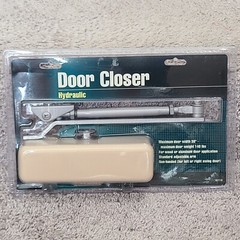 ULTRA HYDRAULIC DOOR CLOSER 16114 IVORY Left or Right Swing 38” W 140 Lbs