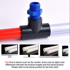 PVC Internal Thread 3-Way Water Supply Pipe Fitting Adapter Connector Joint UPVC