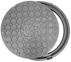 Manhole cover Ø 500 class A15 grey manhole cover manhole cover inspection man…