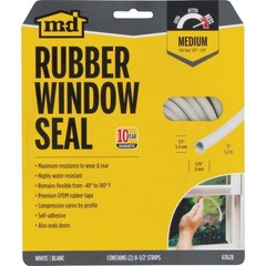 M-D Building Products 1/4 In. x 5/16 In. x 17 In. White Premium Rubber Window
