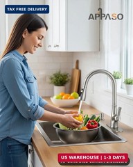 APPASO Touchless Kitchen Faucet with Pull Down Sprayer, Motion Sensor Hands Free