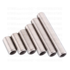Threaded Hollow Tube Nipple Stainless Barrel Running Nipple Threaded Rod Fitting