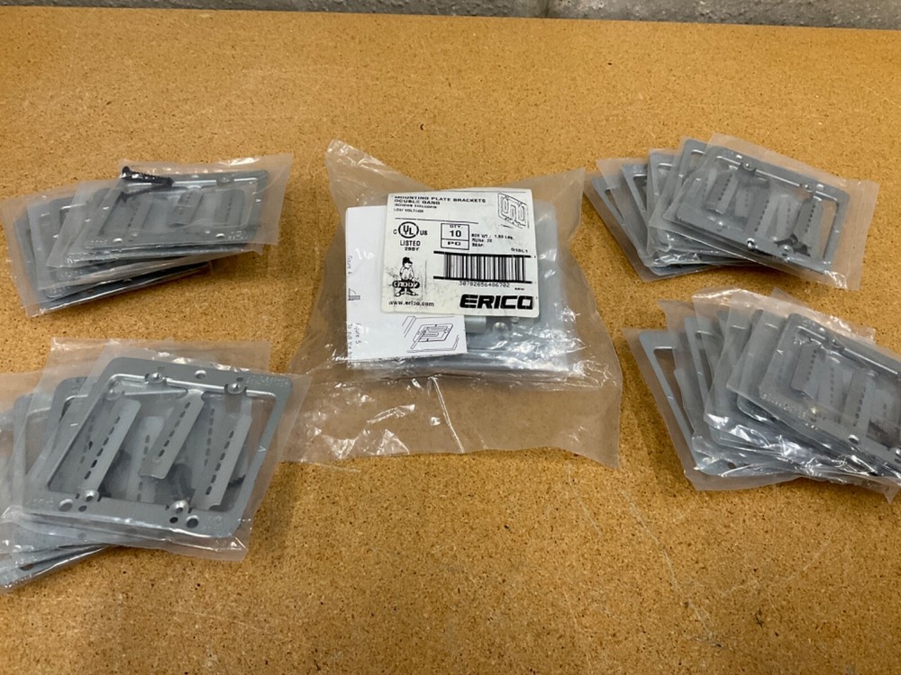 Lot of 29 Caddy MPLS2 Double Gang Screw on Brackets