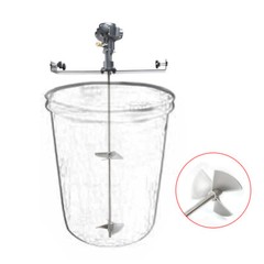 1/2 HP Paint Mixing Air Mixer 50 Gallon Stainless Steel Bucket Paint Mixer 200l