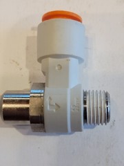 Smc AS2201F-N02-11SD Flow Control Valve,3/8 In Tube,1/4 In, Push Lock Z1