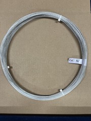 1/16 Inch Galvanized Steel Uncoated Wire Rope 806320 Everbilt 96lbs cap (286ft)