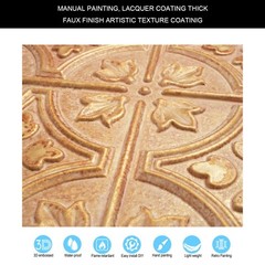 False ceiling tiles Interior roof panels for Cafe PLB10 Vintage brown gold 10pcs