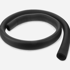 Water Pipe Insulation Tube Rubber Plastic Black Foam Covers Pipe Tubing 180 cm
