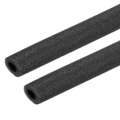 2pcs 1/3″ ID 3.3FT Pipe Insulation Foam Tube 0.63″ OD Tubing Cover Black