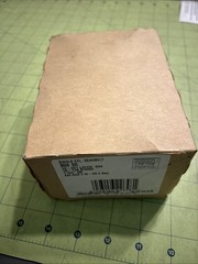 Schlage B60N 605 Single Cylinder Deadbolt Strike Brass Finish NOS