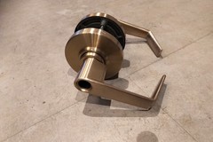 Schlage AL53 Commercial Lever Lockset, Office function, satin bronze 612 US10