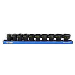 VIM Tools 10 PC. 3/8” X 17MM DUAL DRIVE IMPACT HEXTRACTOR SOCKET SET IMPDD600