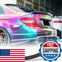 Jc Sportline Real Carbon Fiber Trunk Spoiler Compatible 2008-2014 Benz W204 C