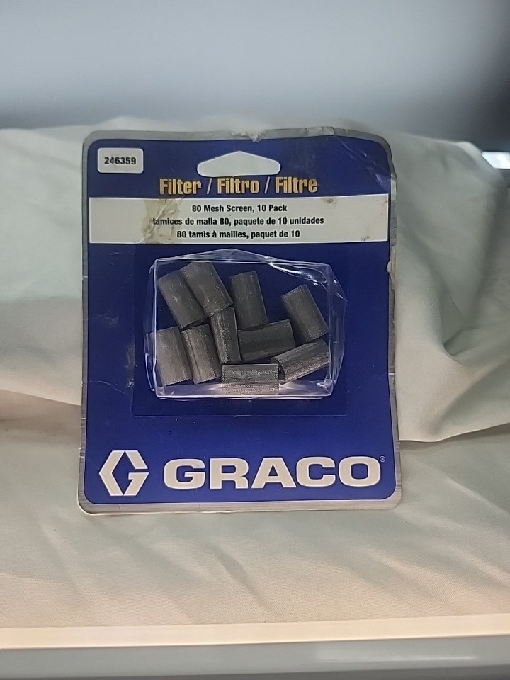 Graco Fusion Gun Filter 80 Mesh 10 pack 246359