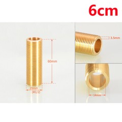 1/2 Male Threaded Brass Running Nipple Joint Fittings Connectors 3~12CM