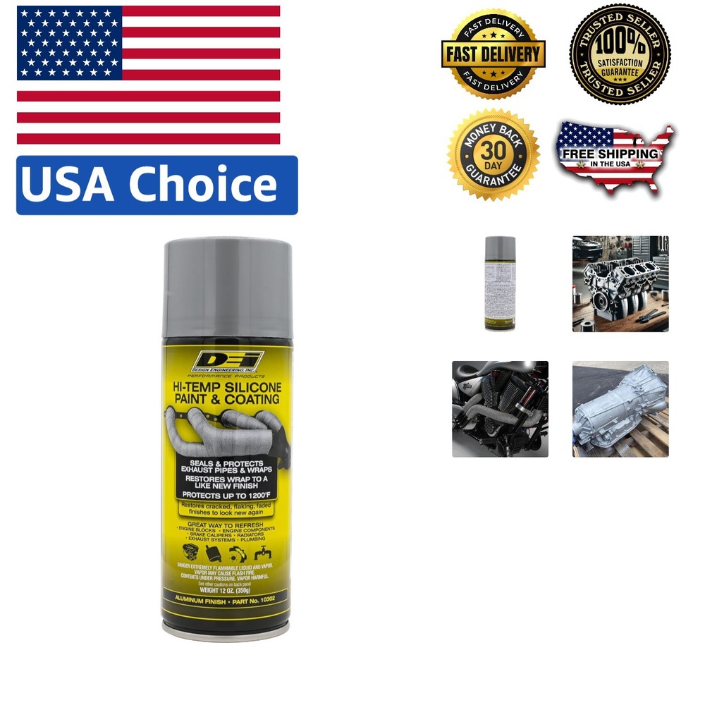Engine-Safe Protective Silicone Spray – High Heat Sealant for Exhaust Components