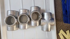 (LOT OF 4) Short Cross 1-1/4” Hollaender Speed-Rail