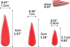 Btmiey 1.1Lb Water Drop Petal Leaves Ceramic Mosaic Tiles For Diy