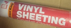 Frost King V3625/4 Crystal Clear Vinyl Sheeting-Packaged Rolls, 36″ x 25′