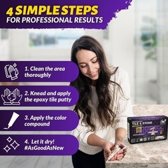 Coconix Tile & Stone Repair Kit | Fix 0.64 Fl Oz (Pack of 11), Multicolor